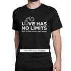 Мужские футболки с надписью Love Has No Limits, одежда для БДСМ, секса, Доминуса, садизма, мазохизма, бондажа, новинка, футболка с круглым вырезом, футболка