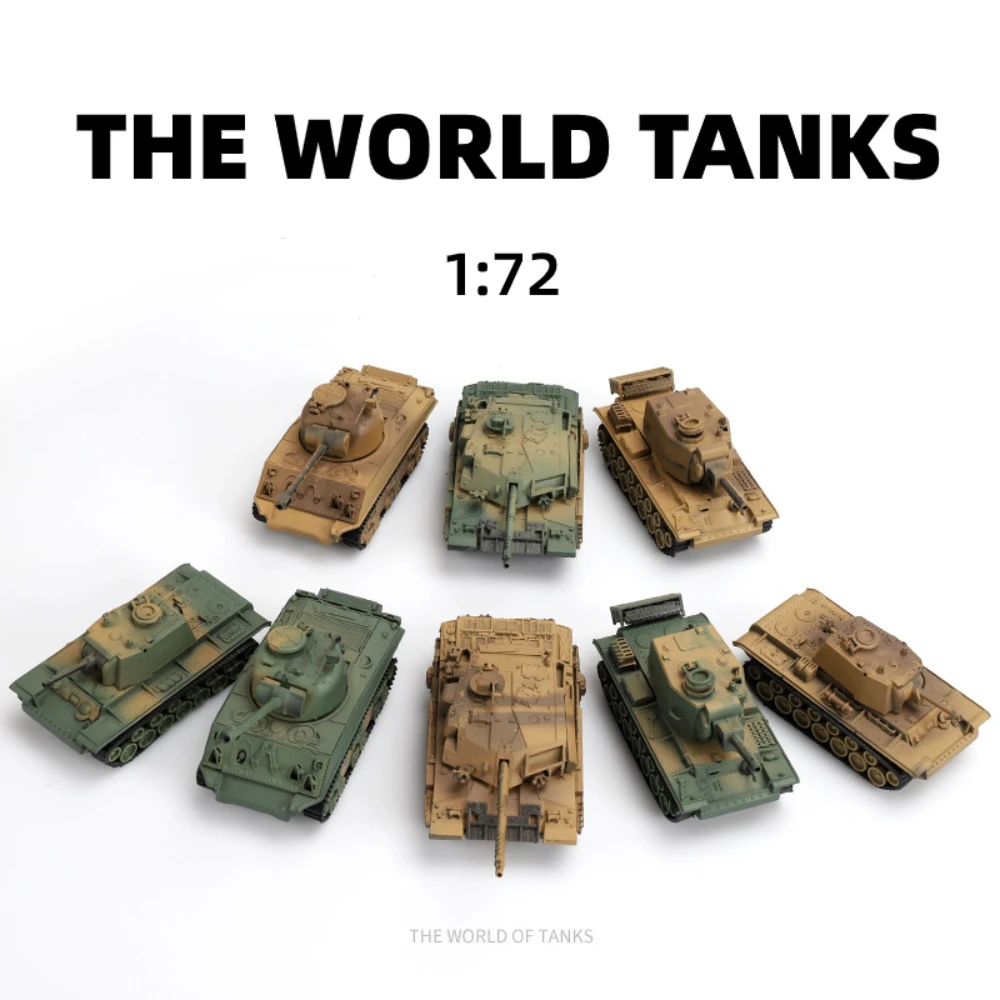 8 шт. 1:72 модель танка allions игрушечный бак Шермана хайландера кВ Сборная DIY лет