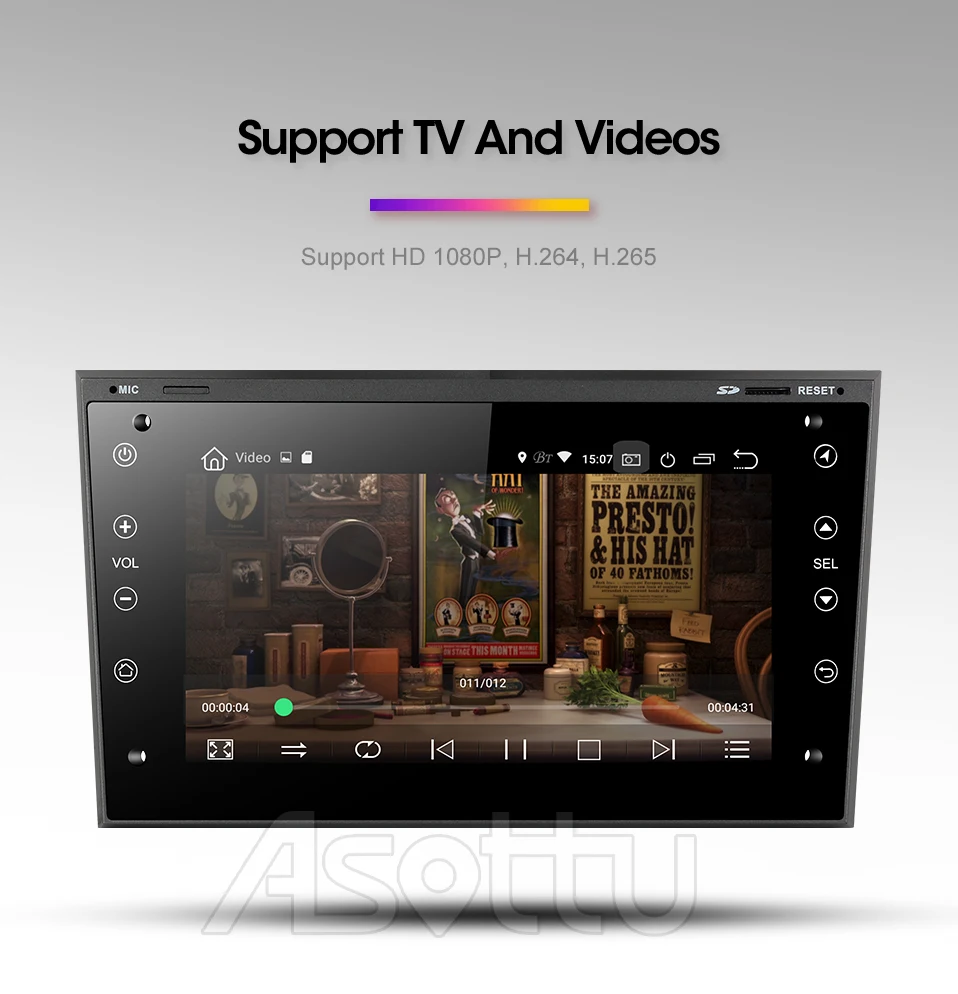 Asottu OB301 Android 9,0 для OPEL Astra H Meriva Antara Zafira Veda Agila Corsa Vectra автомобильный dvd gps навигатор