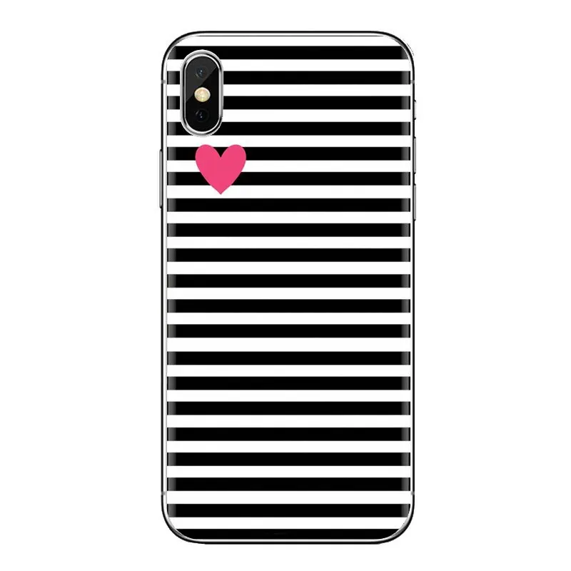 Розовый сердце полосы принцесса для iPod Touch Apple iPhone 11 Pro 4 4s 5 5S SE 5C 6 6S 7 8 X XR XS Plus Max