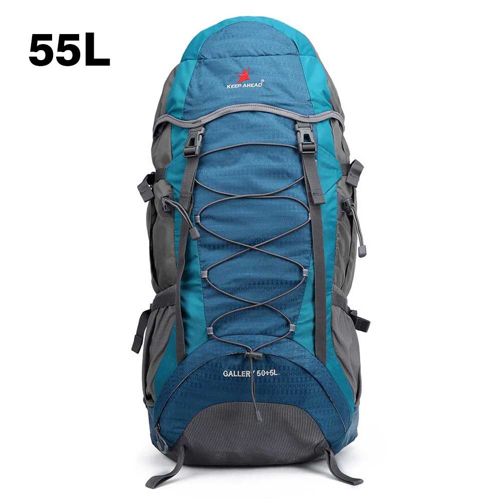 Kopen 55L Wandelen Rugzak Tas Met Waterdichte Regenhoes Grote Camping Reizen Backpacken Rock Klimmen Berg Tas Voor Mannen Vrouwen
