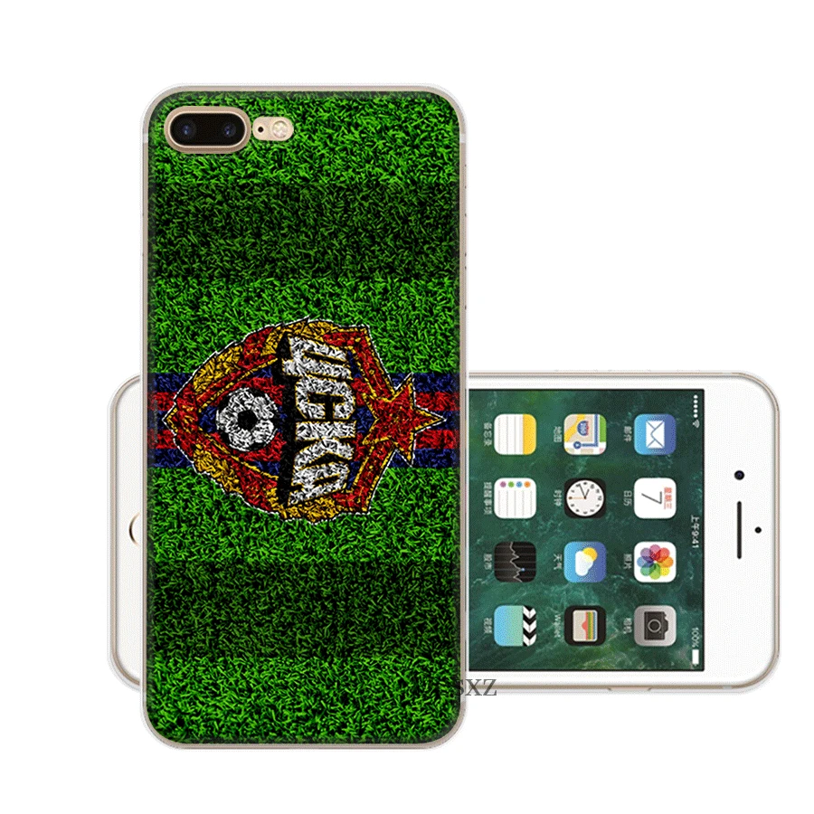 Mobile Phone Glass Case For Xiaomi Note 5 6 7 Pro F1 A1 A2 4X 5X 6X 9 Cover TPU Football CSKA Moscow |