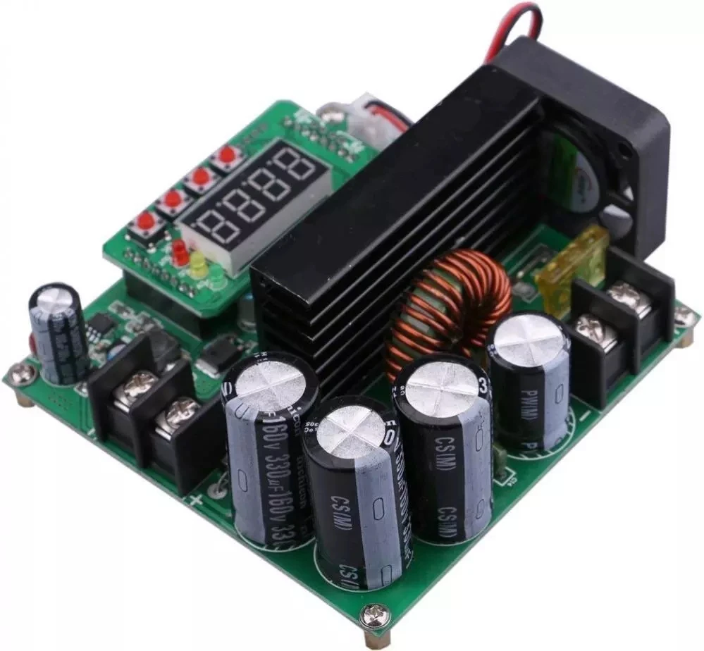 900 Вт Цифровой DC Выход 10 120V 15A повышающий Мощность модуль преобразователь