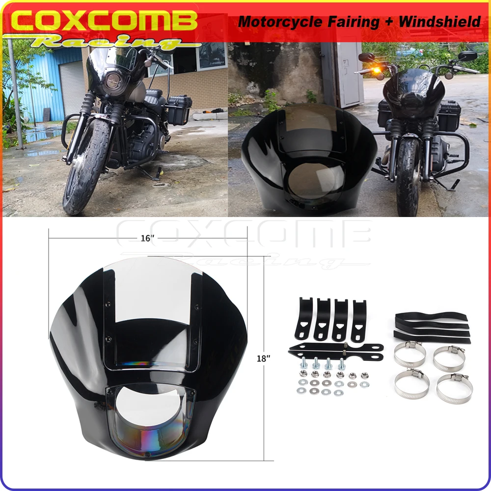 

Мотоциклетная передняя фара 5,75 дюйма для Harley Sportster Dyna Softail XL FXD FXBB FXLR FXST 1986-2021
