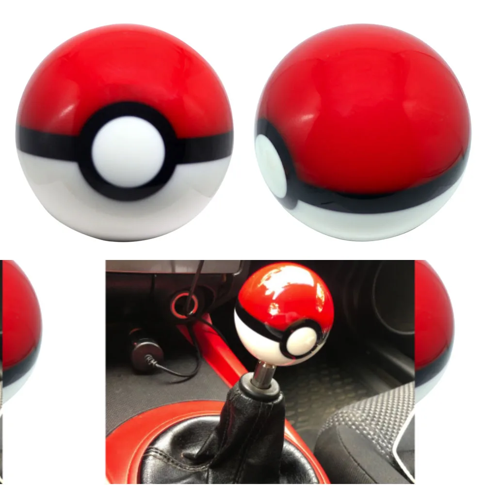 Pokeball Go рычаг переключения передач акриловый Покемон Unversal с адаптером|Ручка