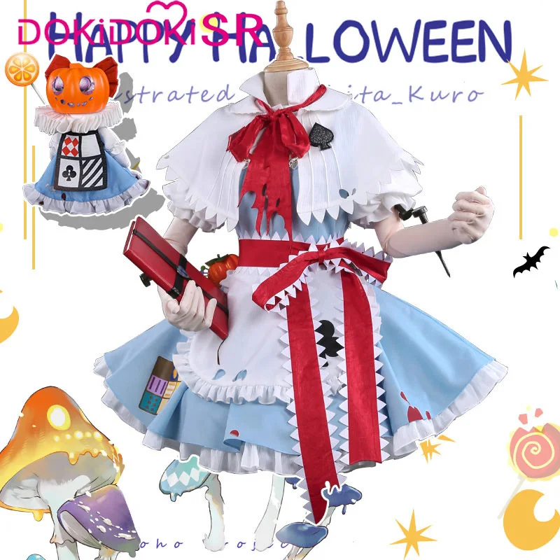 DokiDoki/аниме Copslay Touhou Project Alice Margatroid женский костюм на Хэллоуин платье для девочек