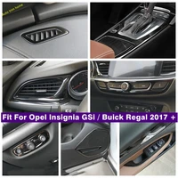 car accessories door speaker gear box air ac panel cover trim for opel insignia gsi buick regal 2017 2021 black brushed