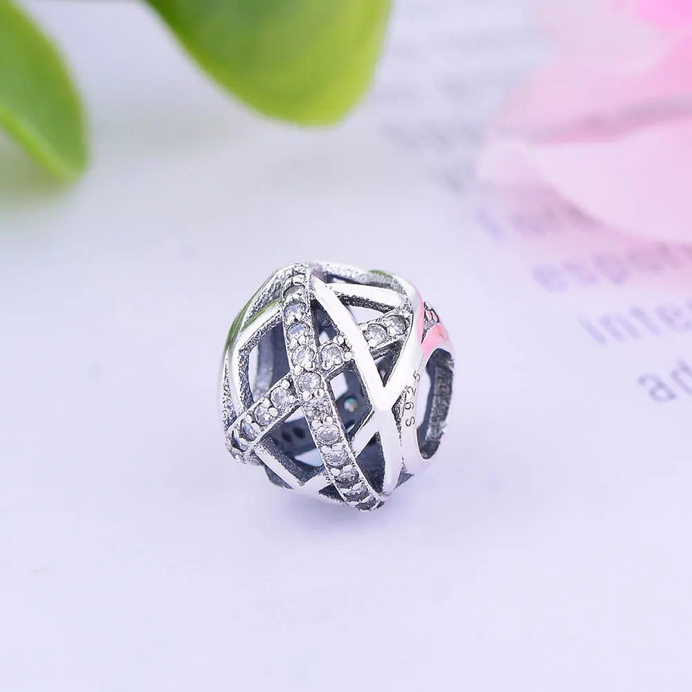 Бусина Шарм Галактика из серебра 2018 пробы для браслетов и ожерелий|Бусины| |