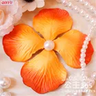 1000 шт., шелковые лепестки роз, лепестки цветов, Листьев, Свадебные товары, украшения для вечерние 7z