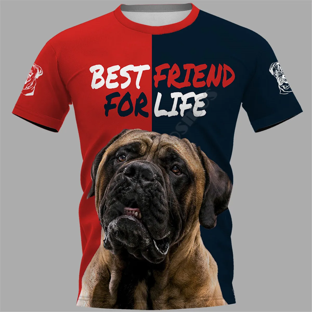 Футболки Best Friend Amstaff с 3D принтом для женщин и мужчин летние повседневные футболки