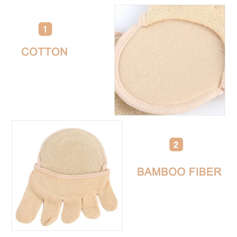 

Newly 1 Pair Metatarsal Sleeve Pads Foot Care Forefoot Soles Sock Breathable for Summer DO99