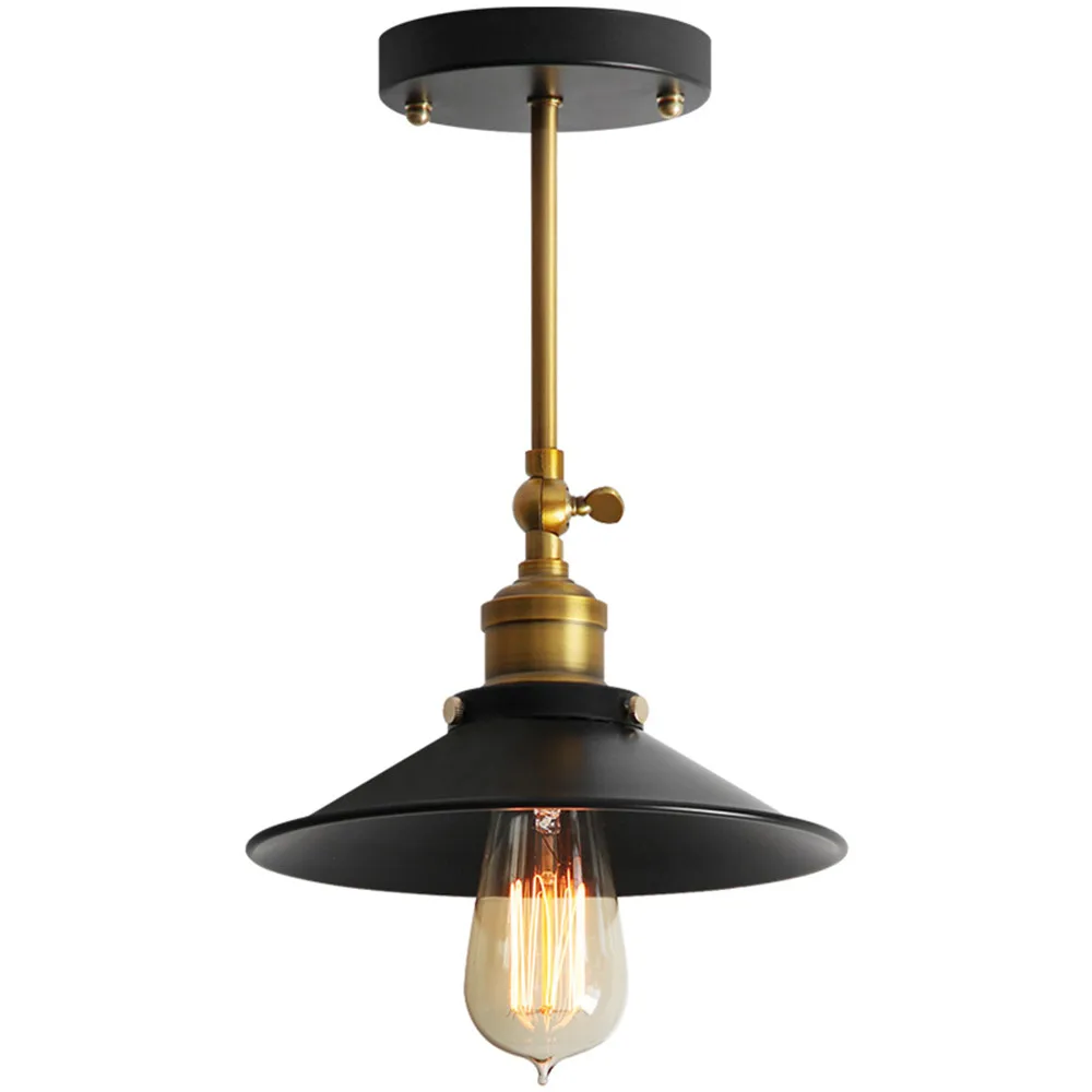 

Vingtage LED Pendant Light Iron Modern Adjustable Angle Lamp Living Bedroom Shop Bar Contemporary Lighting Fixture Decoration