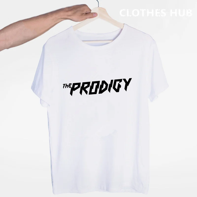 THE PRODIGY EXPERIENCE Metal rock Band футболка с круглым вырезом и короткими рукавами Летняя