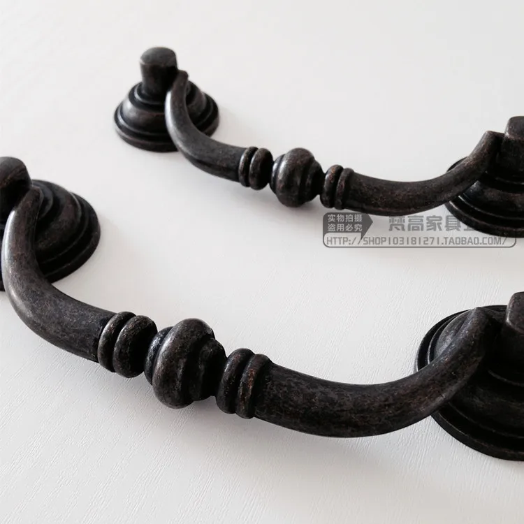 Ручки для кухонного шкафа ручки и мебели ретро из старинной бронзы|cabinet handle and