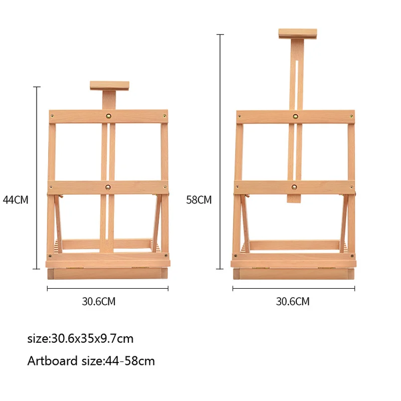 Деревянный Складной Настольный станок с подставкой Раскрашивание маслом