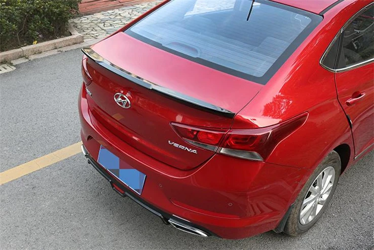 Спойлер для заднего крыла автомобиля задний спойлер Hyundai Verna 2017 цвет грунтовки