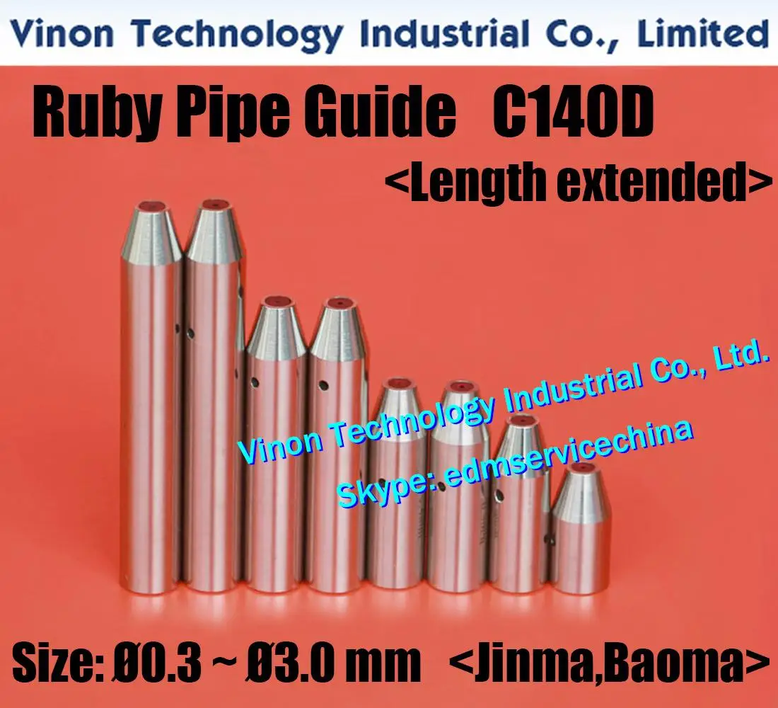 

Ø 2,2 мм направляющая Рубиновой трубы C140D (длина удлиненная L = 42 мм) направляющая трубы для сверлильного станка Jinma Baoma edm, сверлильный станок дл...