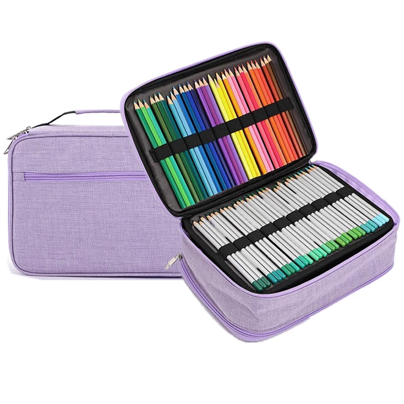 300 слотов офисный пенал Чехол школьный для карандашей чехол большая емкость