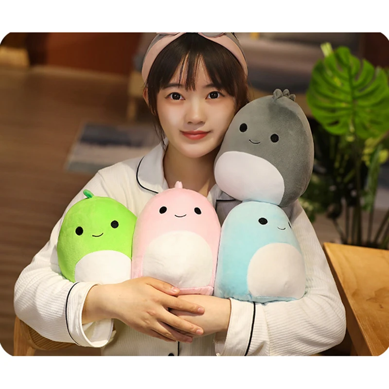 

30Cm Kawaii Dinosaur Plush Toys Cute Color Dinosaur Stuffed Baby Dolls Pillow Toy Girl Children Birthday Xmas Gift