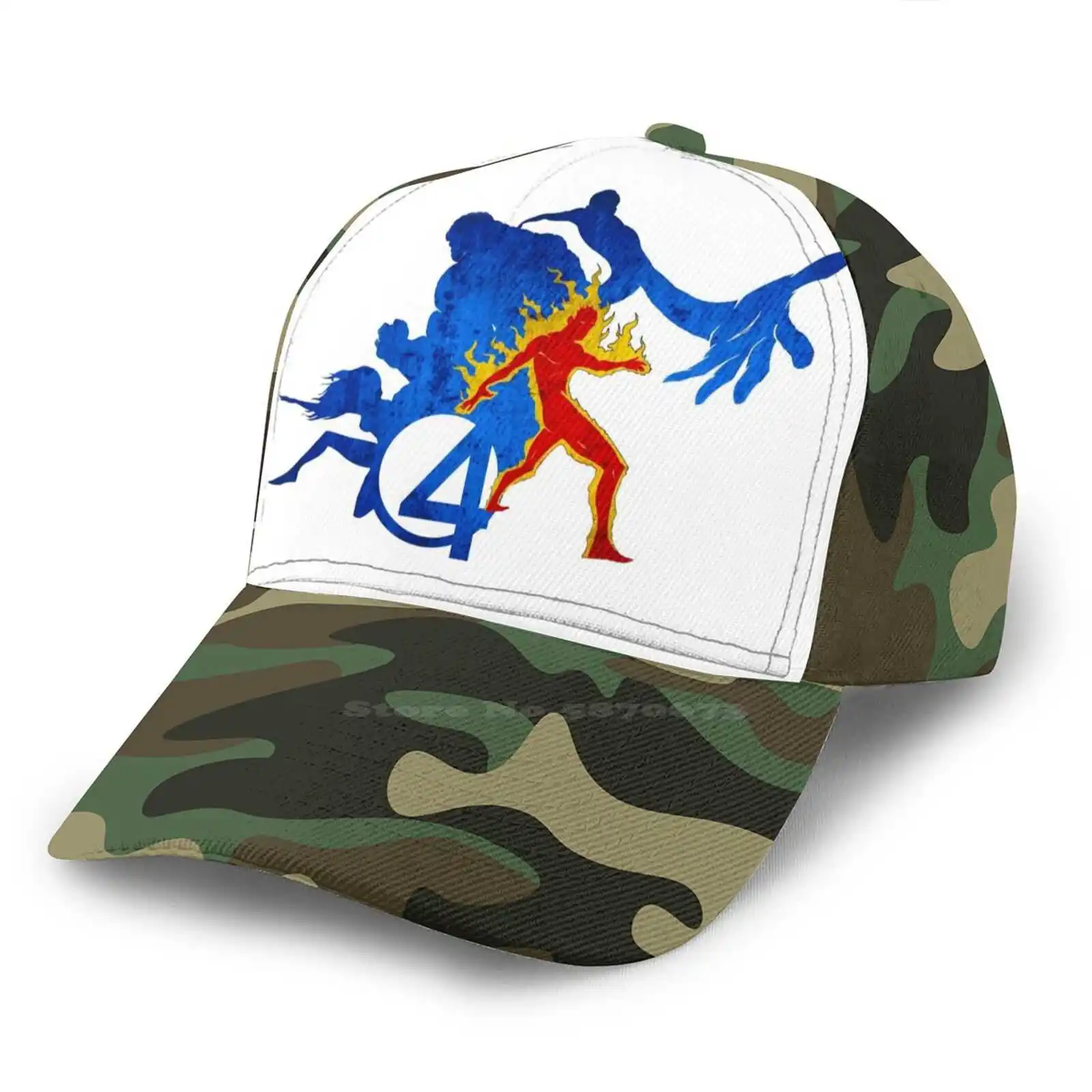 Шляпа в стиле хип-хоп 4 фантастических комиксов | Аксессуары для одежды