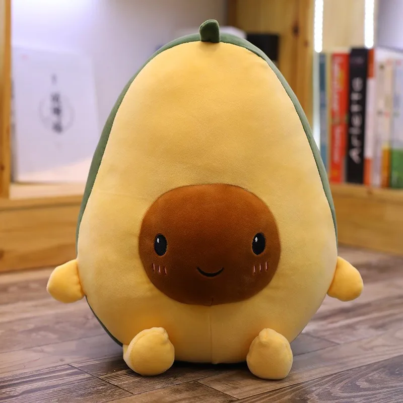 

Ins Net Red Avocado Pillow Kawaii Simulation Creative Stuffing Soft Cute Fruit Doll Plush Toy Doll Children Girl Holiday Gift