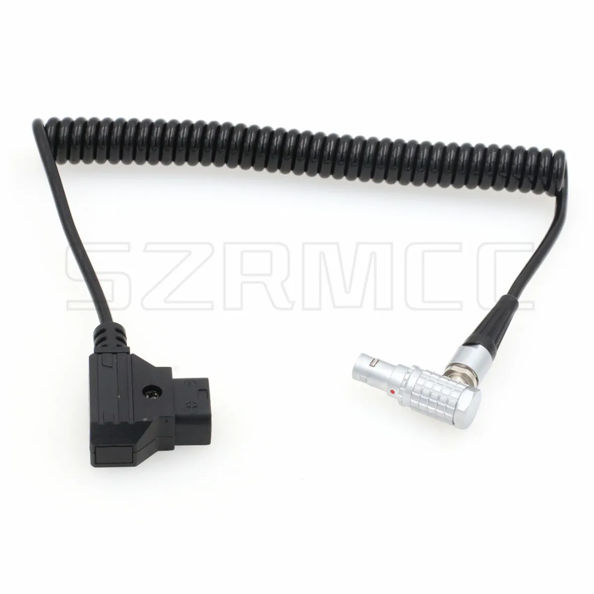 

D-tap 2 Pin Male to 0B 6 Pin Coiled Power Cable for DJI Wireless Follow Focus Motor Unit