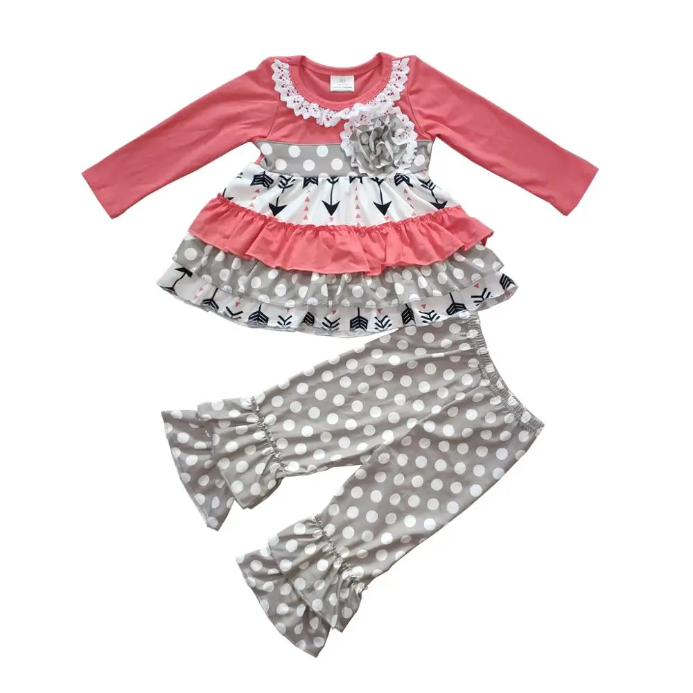 День Святого Валентина красивый комплект одежды для девочек в винтажном стиле