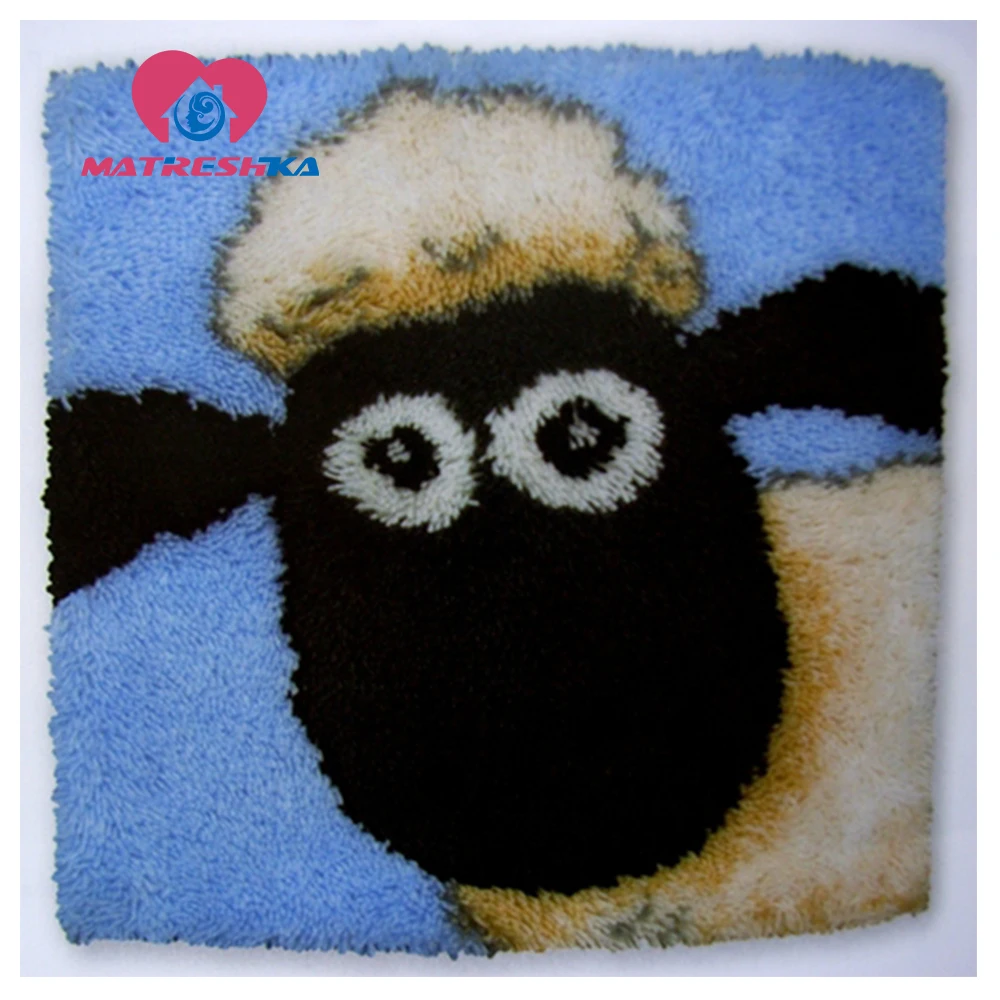 Мультяшный подарок для детей ковер вышивка с защелкой крючок наборы подушка