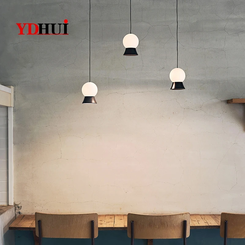 Креативная солнечная кукла скандинавский ресторан люстра золотой стеклянный