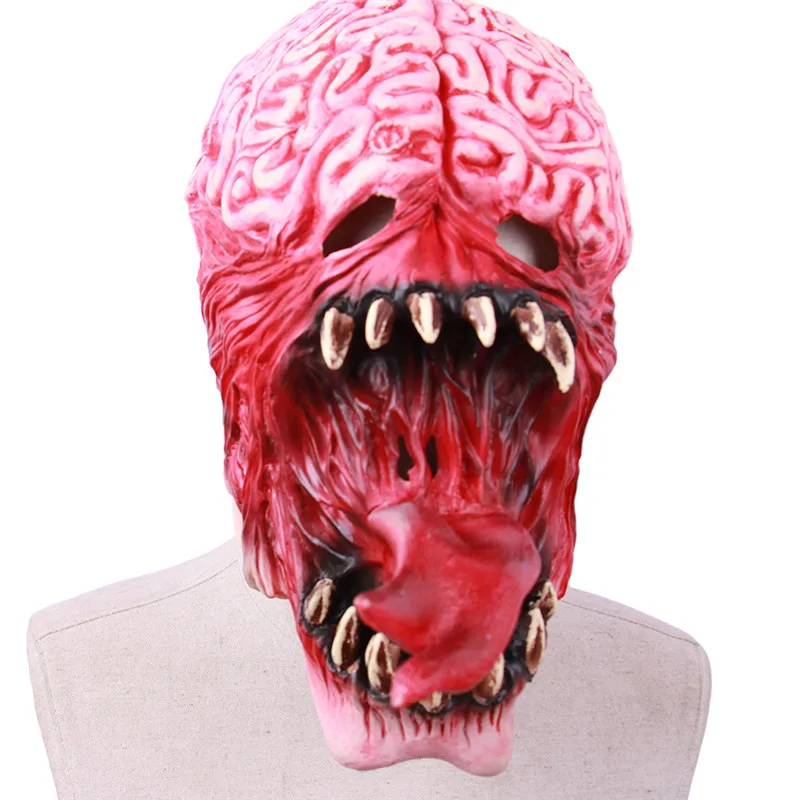 Scary Mask Latex Headgear Blood Face Zombie Clown Bad face Halloween Masquerade Fancy Dress Party Cosplay | Дом и сад