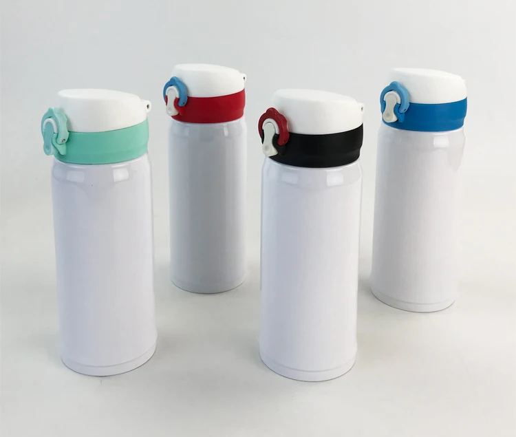 4pcs/lot Blank Sublimation 350ml Bottle Cap Upspring Transfer Prtinting by Sublimation INK DIY Transfer Heat Press Printing