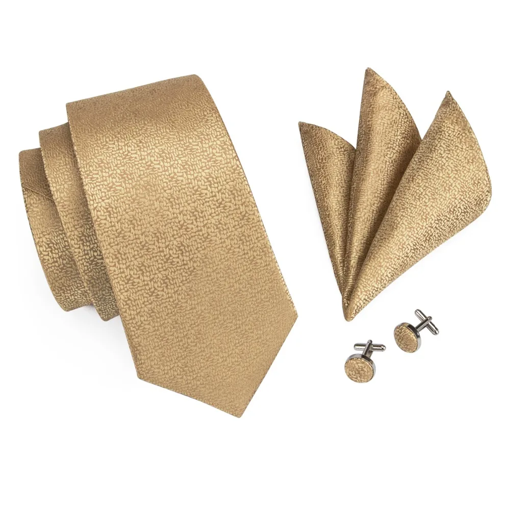 Мужской галстук желтый однотонный Шелковый Свадебный для мужчин деловечерние