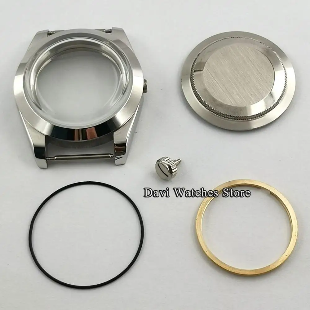 Новинка 40 мм сапфировое стекло/стекло с покрытием без лупы чехол для часов