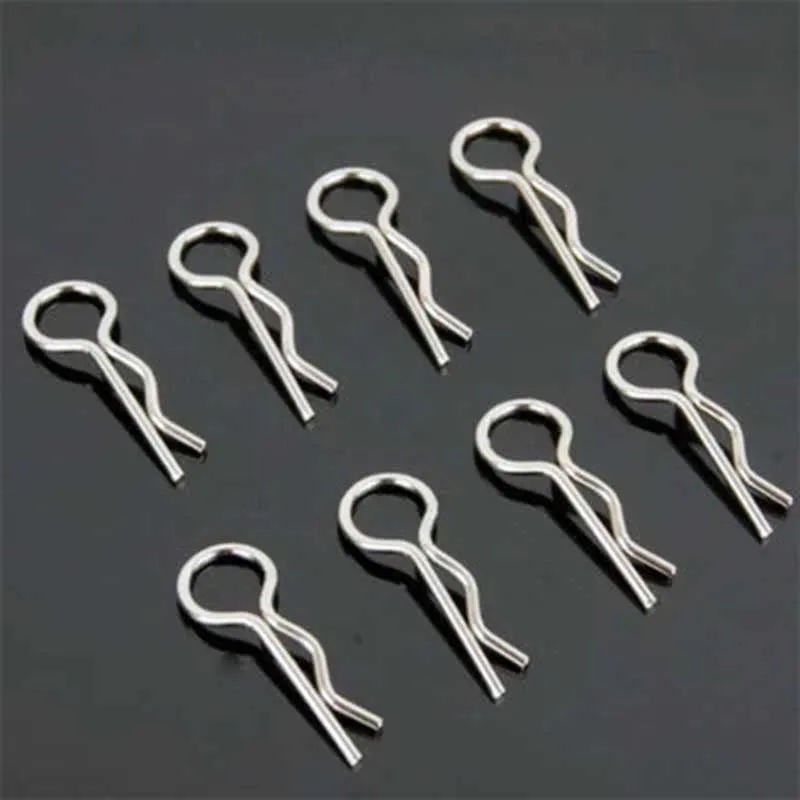 Special offer 8pcs Stainless Steel Body Clips Pins For Redcat Racing HPI Himoto HSP 1/10 1/16 1/18 RC Car Shell Truck Buggy Toys