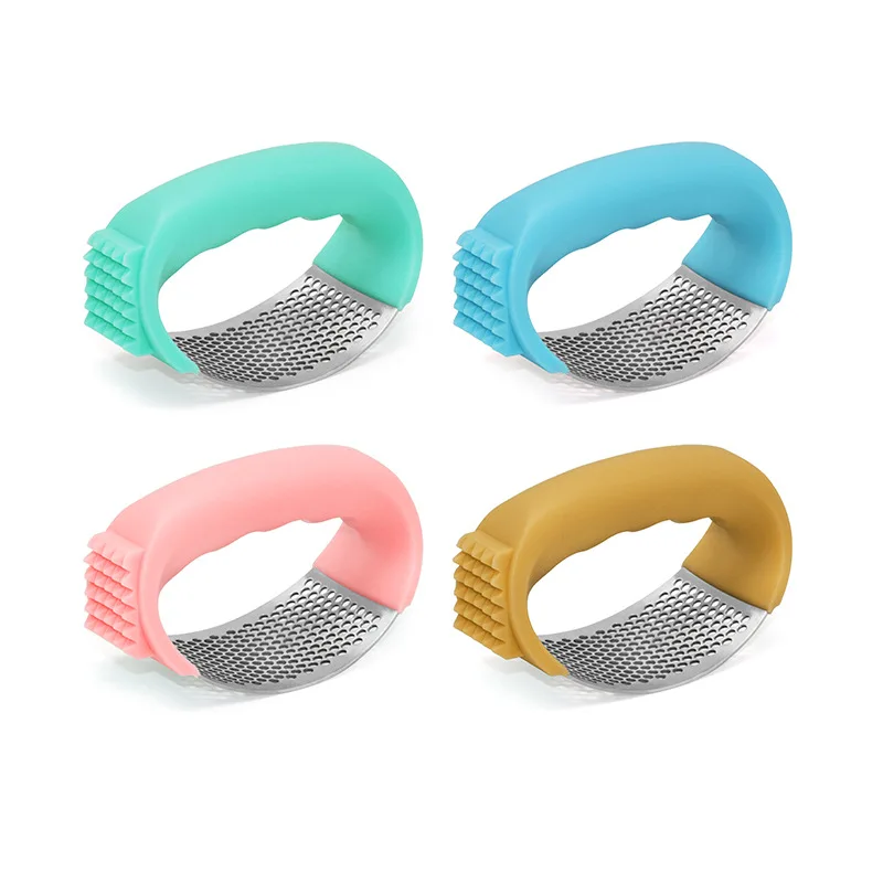 

Multi-Function Manual Garlic Press Device 2-in-1 Household Ring Garlic Press Kitchen Garlic Press Kitchen Press Kitchen Gadget