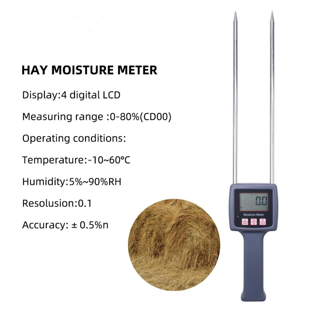 Тестер влажности морских водорослей TK100H измеритель морской травы хлопьев