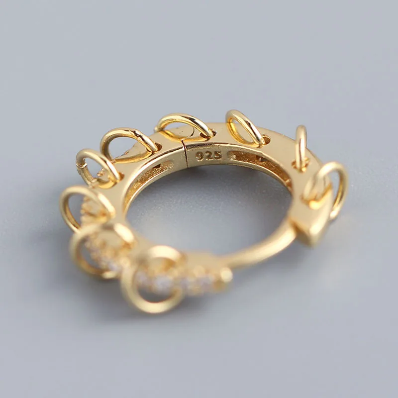 

Fashion Vintage Earring For Women Girls Hip Hop Jewelry 2021 Geometric Round Circle Long Dangle Earrings Zircon Earrings Rock