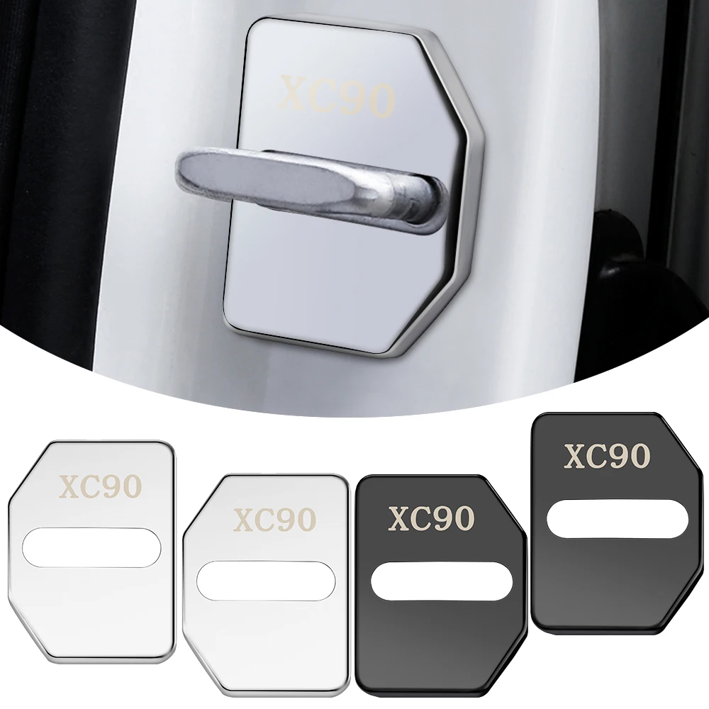 4 шт. автомобилей Дверные замки Защитная крышка Логотип колпаки с эмблемой