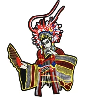 chinese style tuba opera peking opera patch sewing embroidered applique for jacket clothes sticker badge diy apparel accessories
