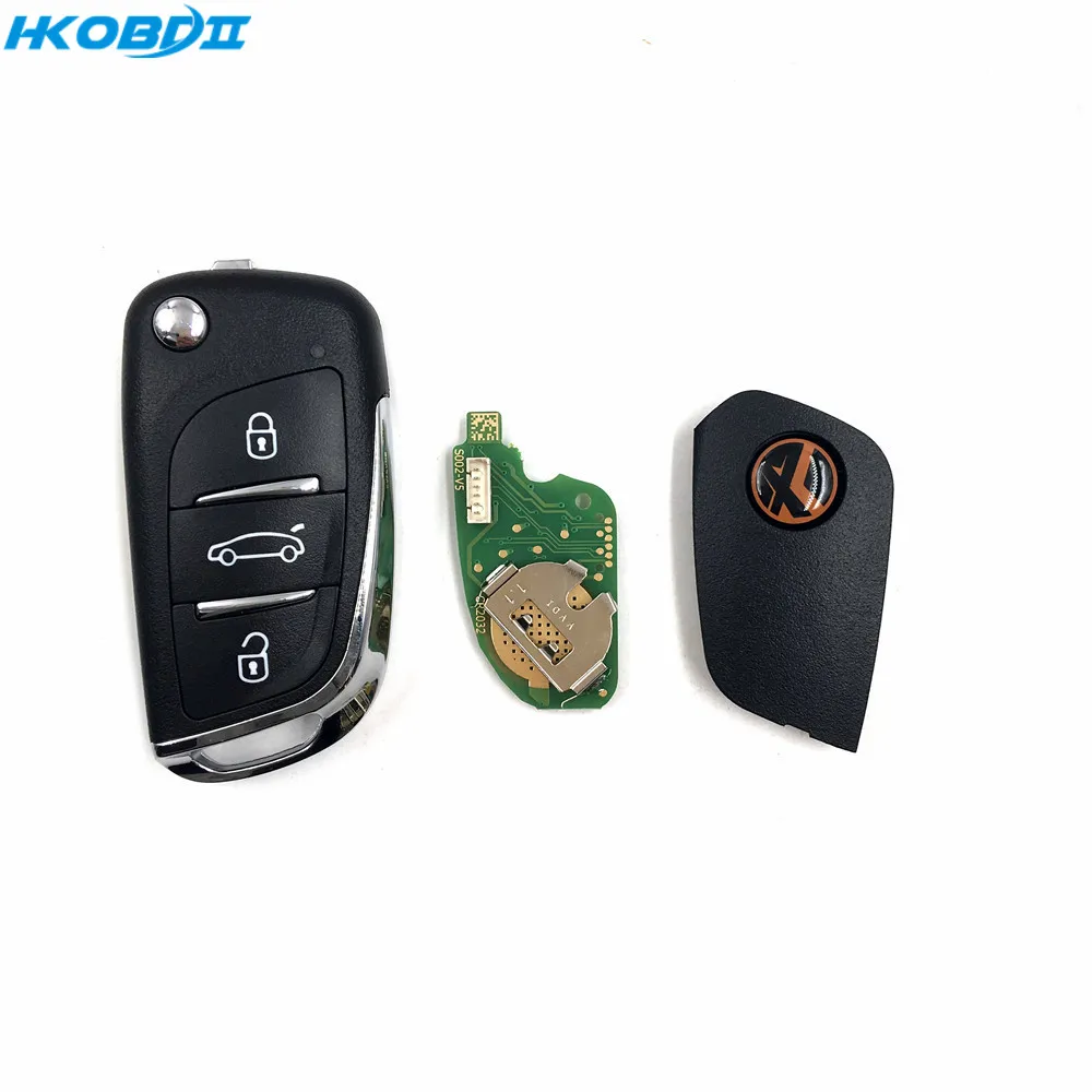 HKOBDII VVDI провод XK XKDS00EN 3 кнопки Универсальный VVDI2 Автомобильный ключ