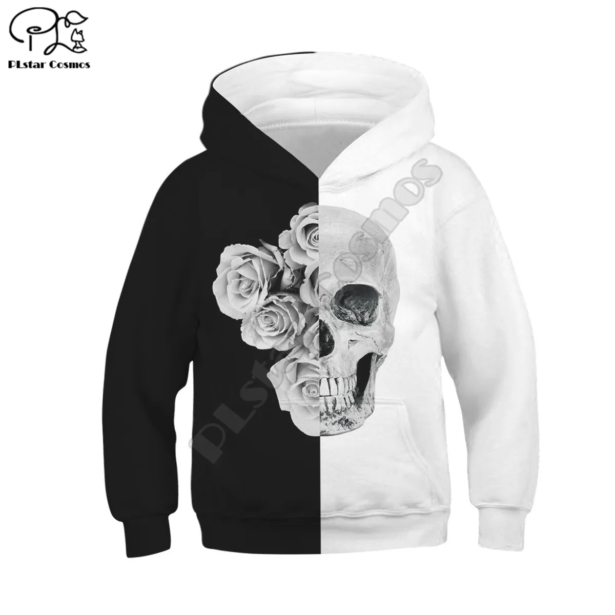 Детская одежда из серой ткани с рисунком черепа детская 3d толстовки/свитшот для