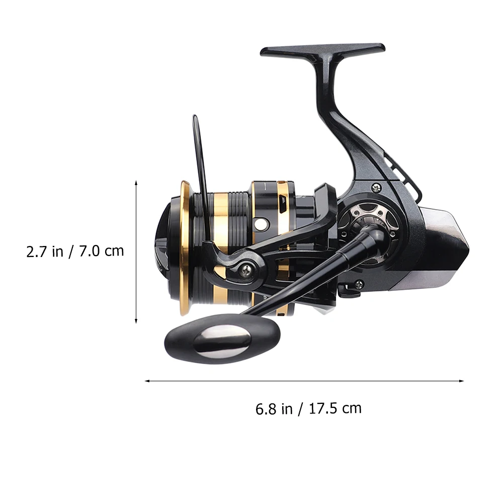

Fishing Wheel Metal Simple Sea Fishing Gears Long Distance Fishing Pole Wheel for Outdoor 13 Pumping 4.9:1 10000 11000 12000