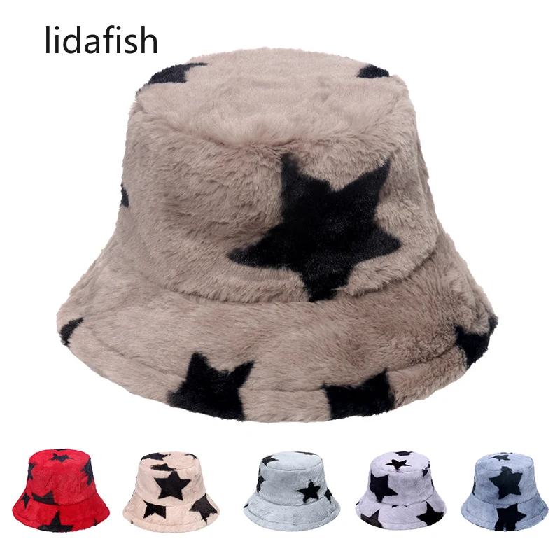 

Lidafish 2021 Модная Повседневная зимняя женская модная плюшевая Панама с геометрическим рисунком Кепка рыбака Ретро шляпы от солнца