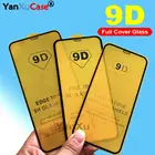 Защитное стекло 9D с полным покрытием экрана для iPhone 12 Mini 11 Pro XR X XS Max 7 8 6S Plus SE2, пленка, 10 шт.