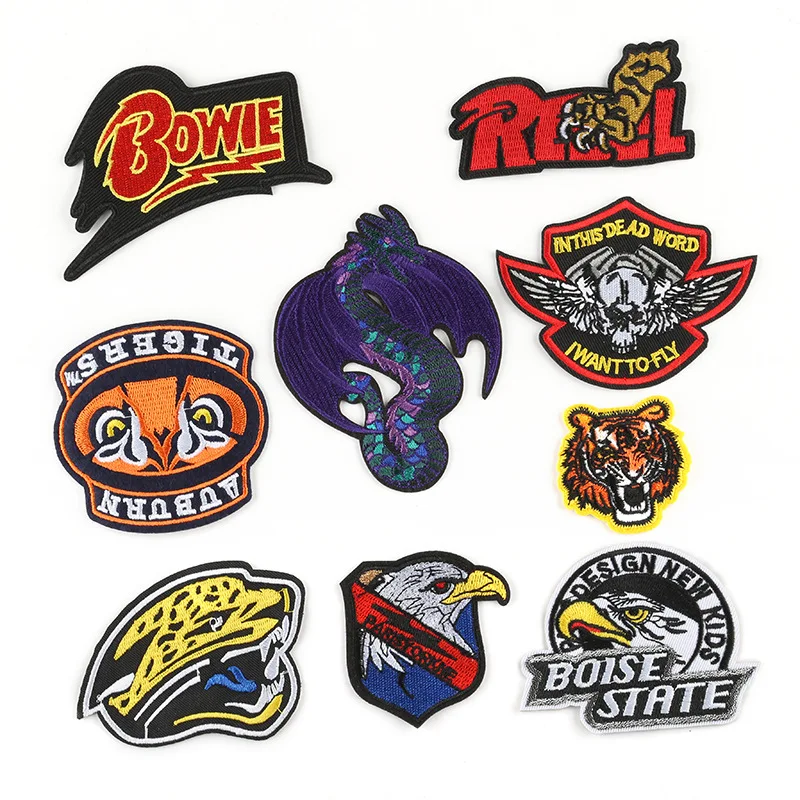 Высококачественные 3D нашивки для одежды сделай сам лысый орел зло птерозаврия