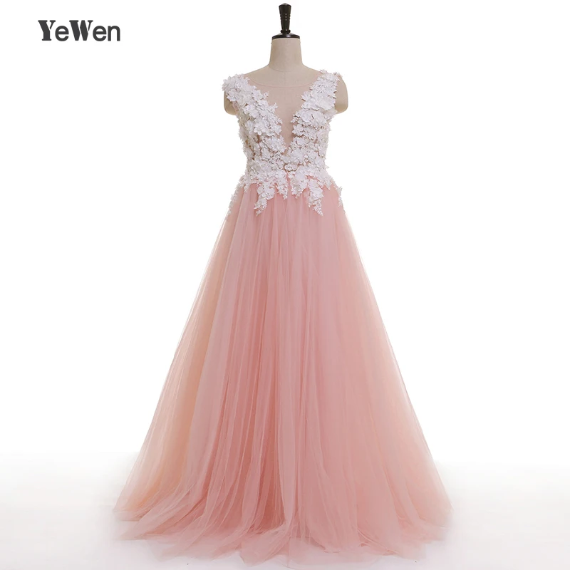 Женское платье с V образным вырезом роскошное вечернее до пола цветочным принтом