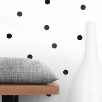 12070 pcs 4cm and 6cm black tiny polka dots circle cycling round wall stickers for kitchen refrigerator bathroom decor