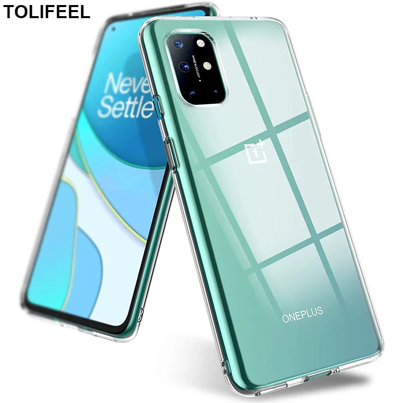 case for oneplus 8t tpu silicone clear bumper soft case for one plus 8t 18t transparent phone back cover free global shipping