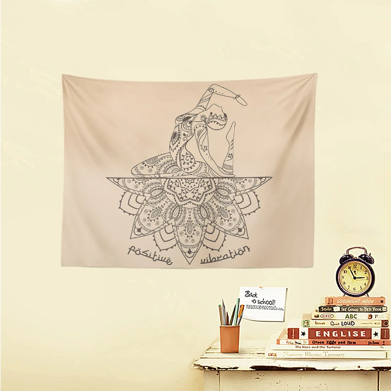 Сказочный персонализированный гобелен чакра линия звездное небо геометрический