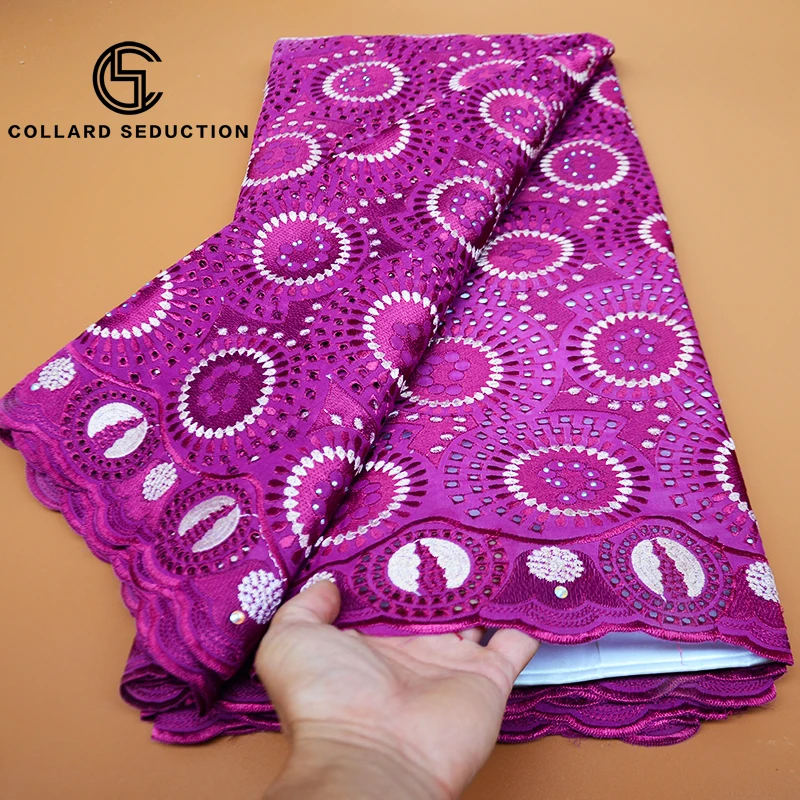 CS Swiss вуаль кружевная ткань 2021 Высококачественная африканская кружевная ткань 100% хлопчатобумажная ткань швейцарская вуаль сухие кружева в ...